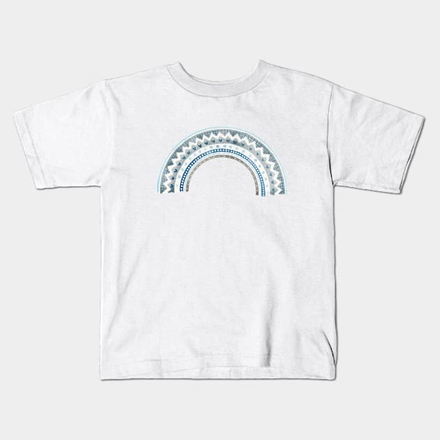 Rainbow - Full Size Image Kids T-Shirt by Paloma Navio